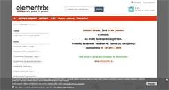 Desktop Screenshot of elementrix.cz